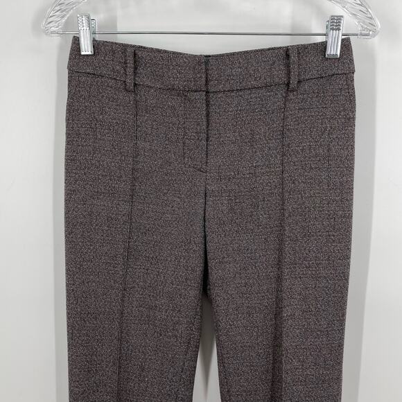 St. John Dress Pants Slacks 2 Jennifer Wool Blend Gray Taupe Old Money Classic - Picture 2 of 9